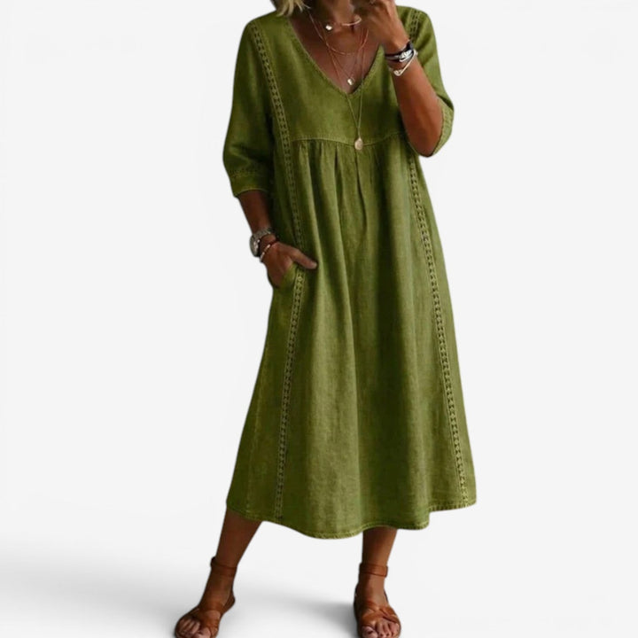 Madrona™ Vestido Maxi Relajado