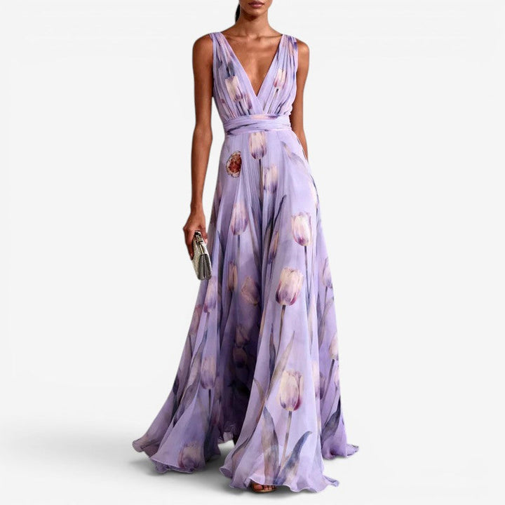 Alda™ Vestido Maxi Floreado