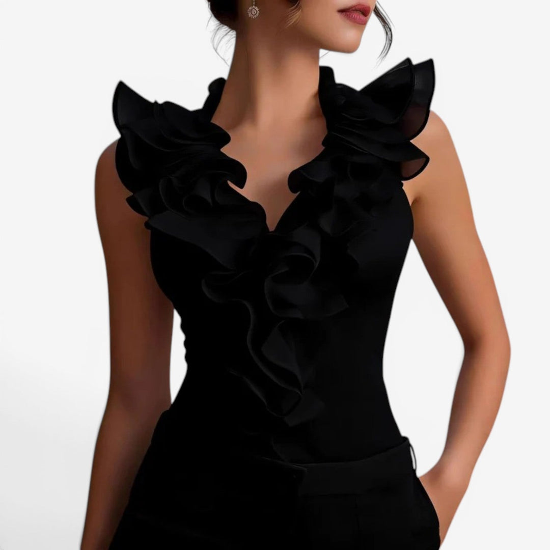Lakia™ Blusa Volantes Chic
