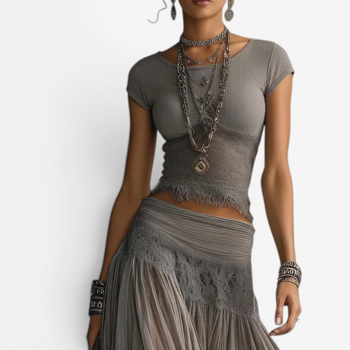 Rosalia™ Conjunto Boho Maxi