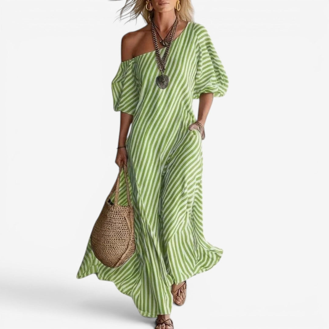Inoni™ Vestido Rayas Maxi
