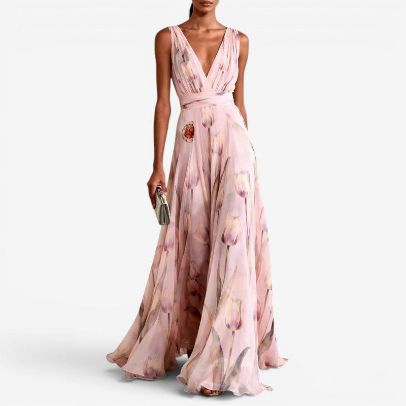 Alda™ Vestido Maxi Floreado