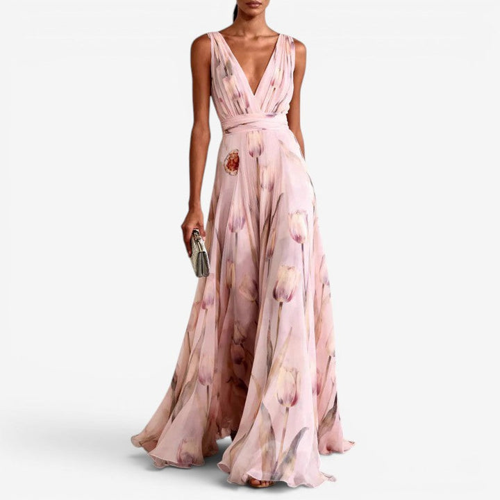 Alda™ Vestido Maxi Floreado