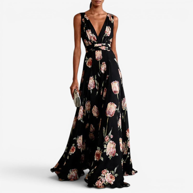 Alda™ Vestido Maxi Floreado