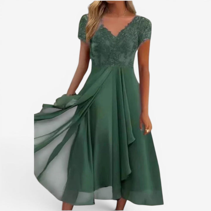 Tiburon™ Vestido Encaje Midi