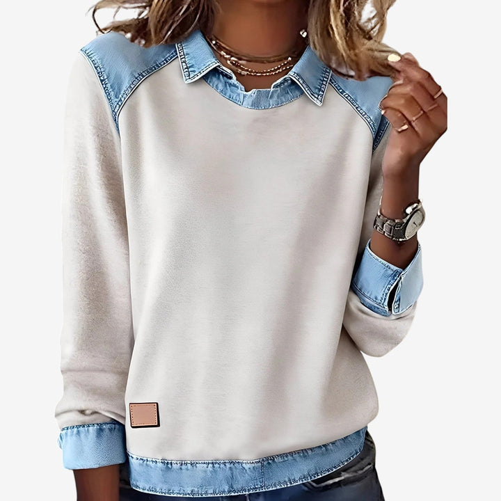 Bianca™ Jersey de Cuello Vaquero