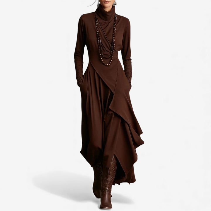 Elisa™ Vestido Maxi Drapado