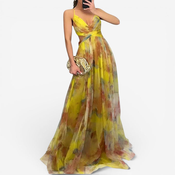 Moya™ Vestido Maxi Estampado