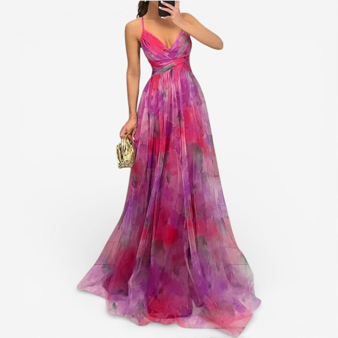 Moya™ Vestido Maxi Estampado