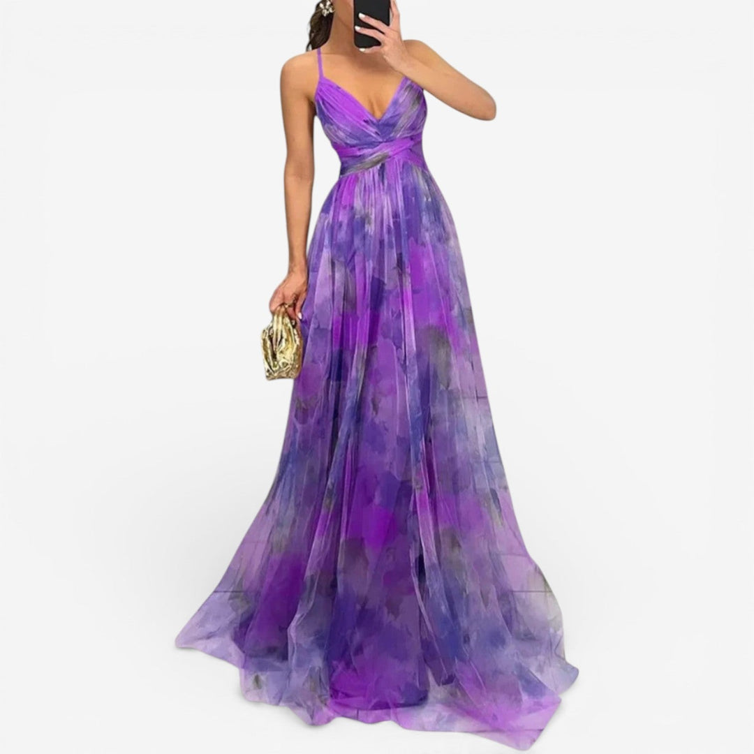 Moya™ Vestido Maxi Estampado