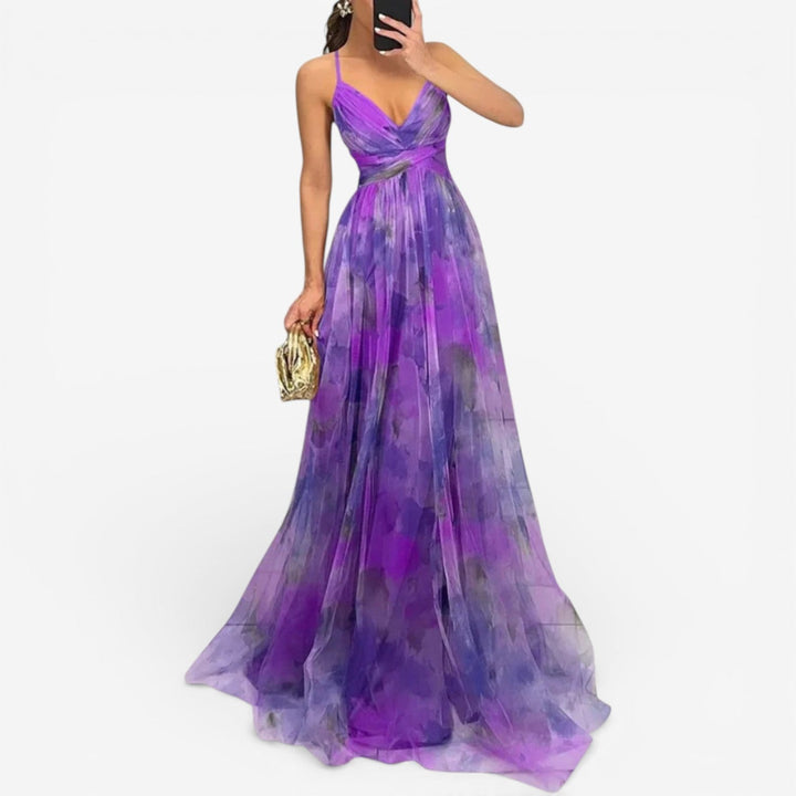 Moya™ Vestido Maxi Estampado