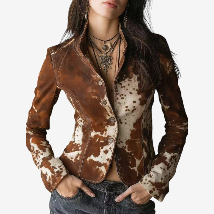 Maise™ Blazer Estampado Western