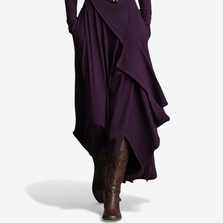 Elisa™ Vestido Maxi Drapado