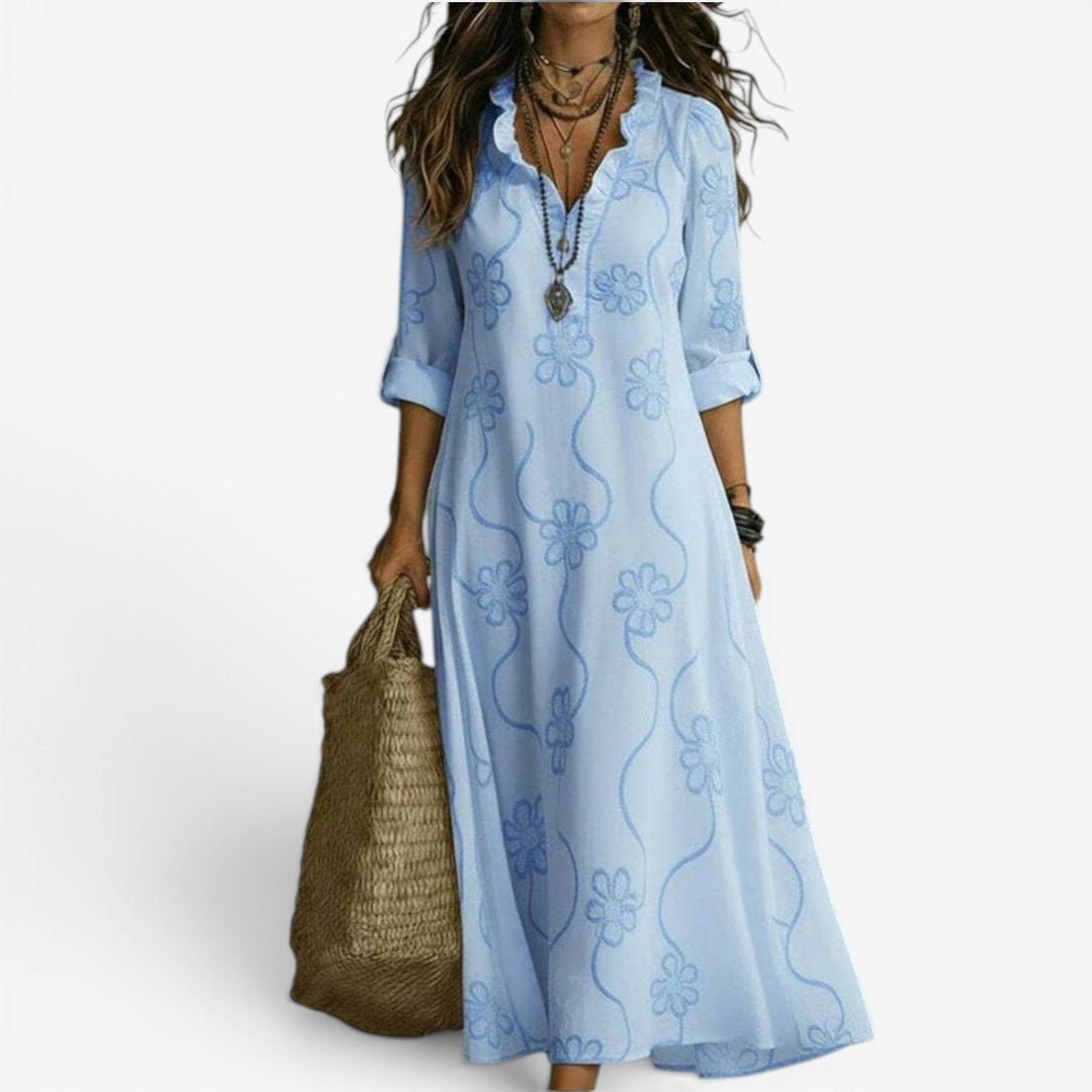 Tibby™ Vestido Maxi Relajado