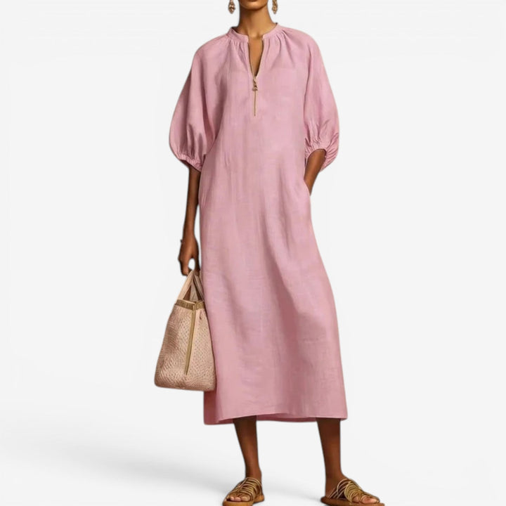 Izar™ Vestido Midi Relajado