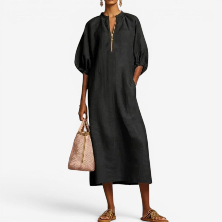 Izar™ Vestido Midi Relajado