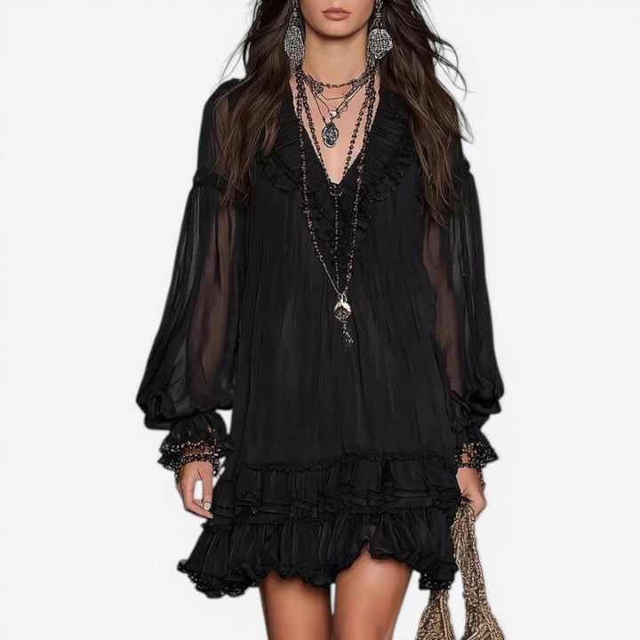 Monica™ Vestido mini bohemio