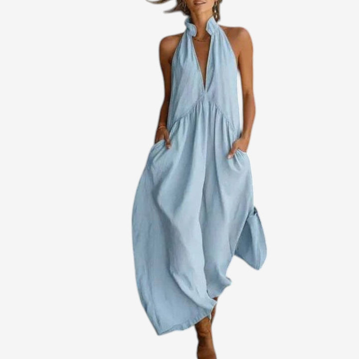 Dina™ Vestido Halter Maxi