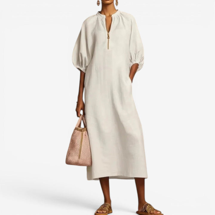 Izar™ Vestido Midi Relajado
