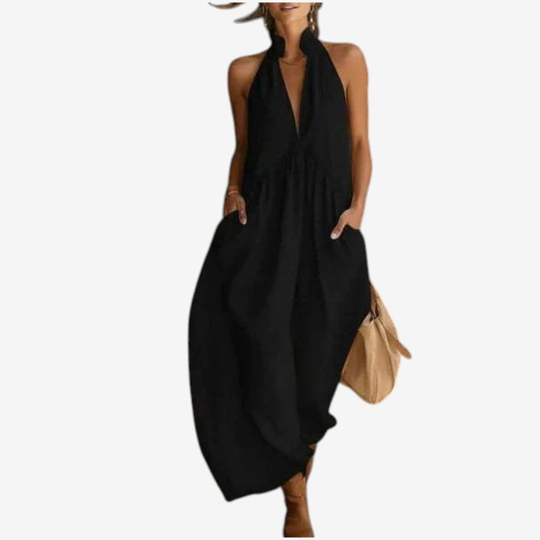 Dina™ Vestido Halter Maxi
