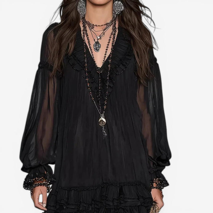 Monica™ Vestido mini bohemio