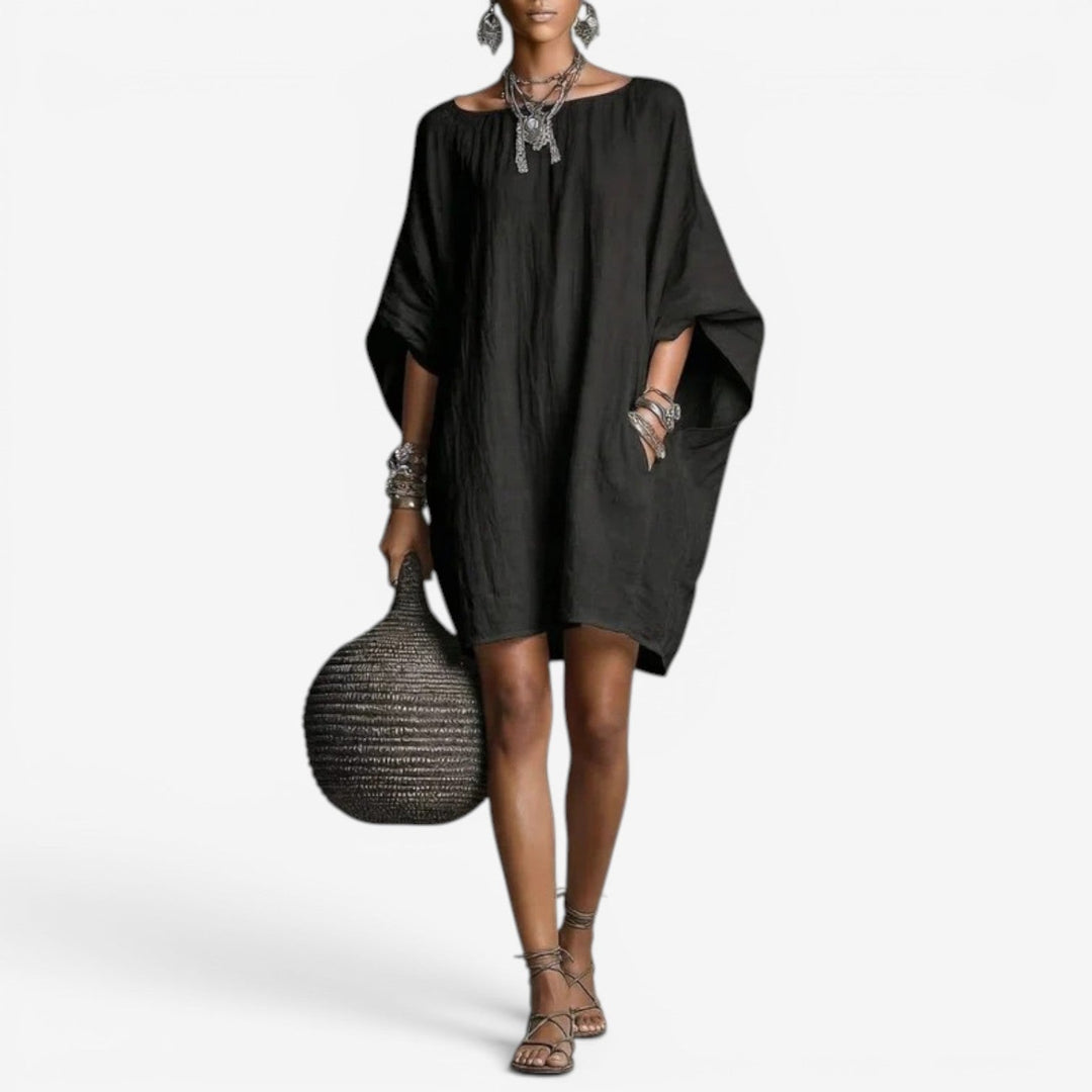 Hilaria™ Vestido Corto Amplio