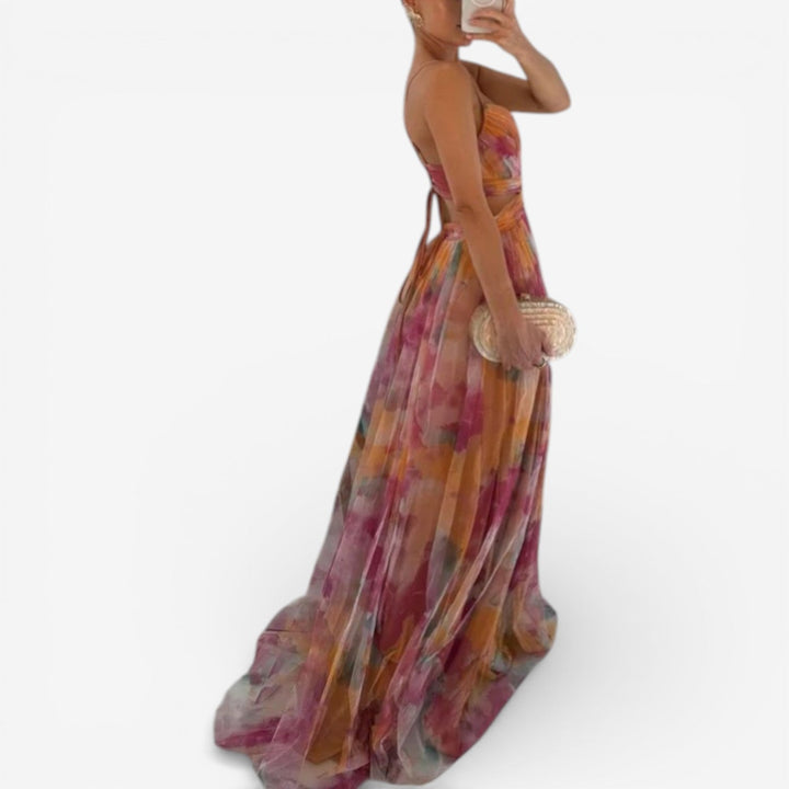 Moya™ Vestido Maxi Estampado