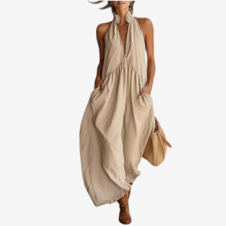 Dina™ Vestido Halter Maxi
