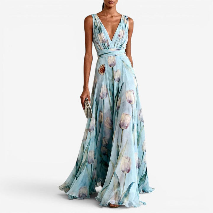 Alda™ Vestido Maxi Floreado