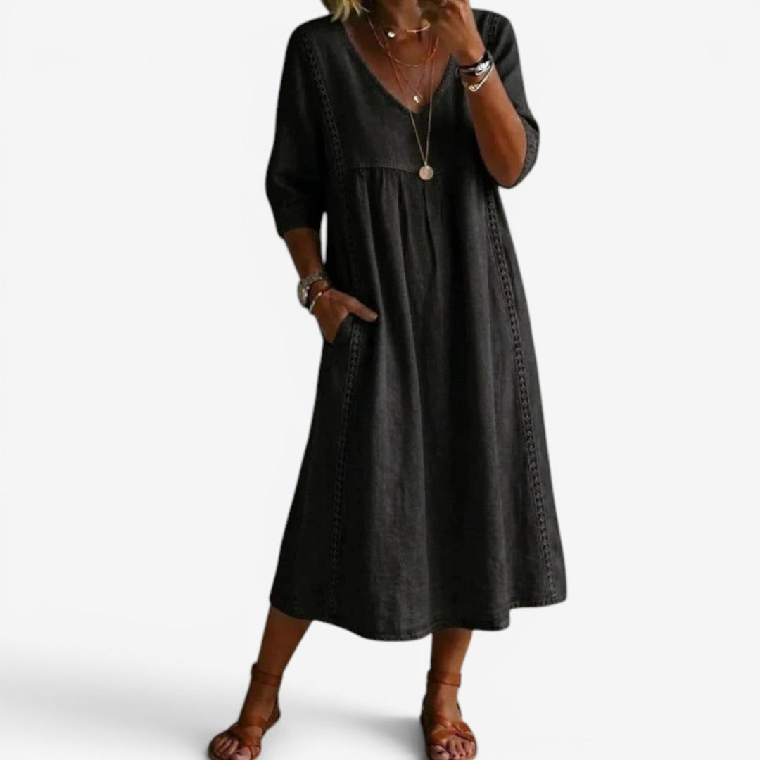 Madrona™ Vestido Maxi Relajado