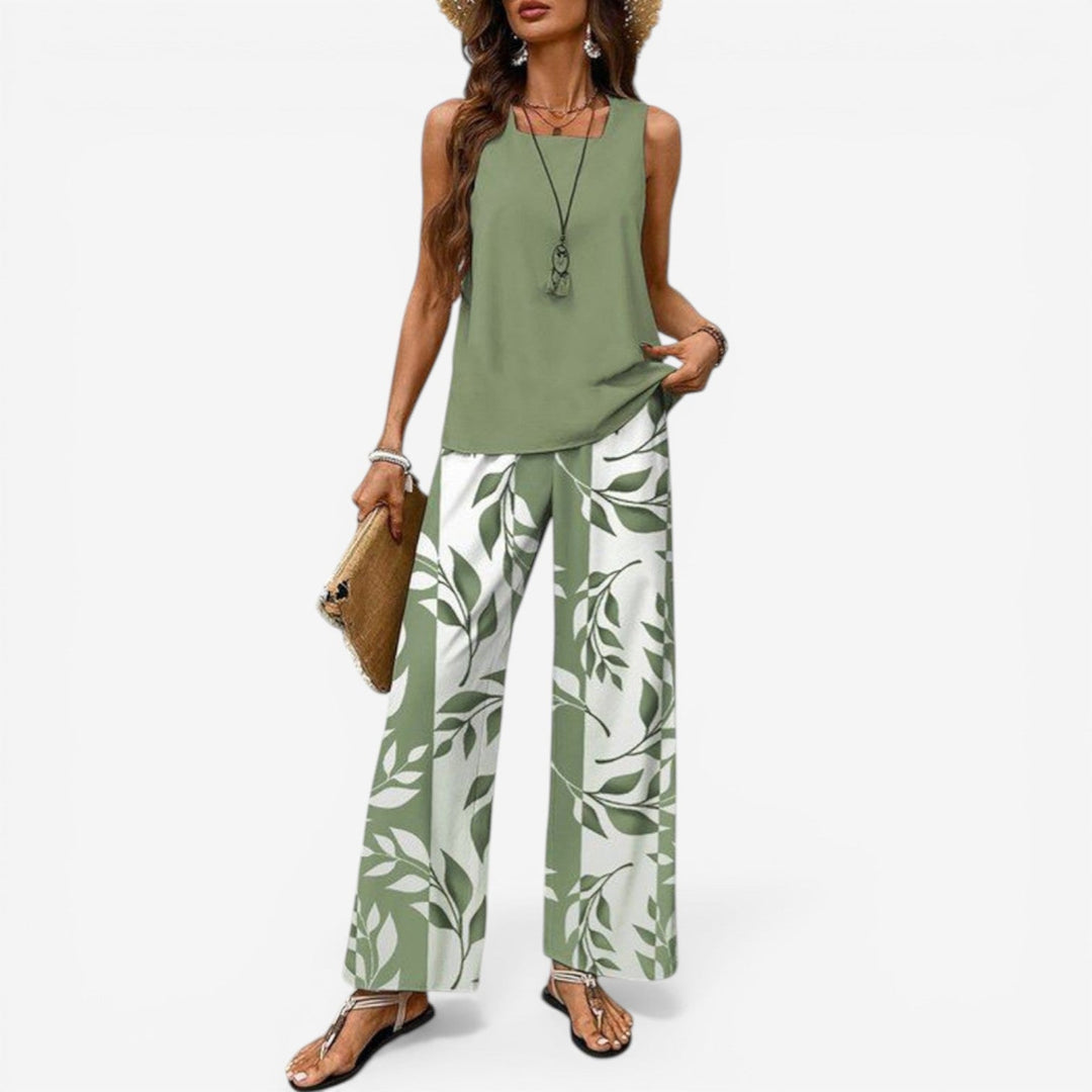 Odalis™ Conjunto Estampado