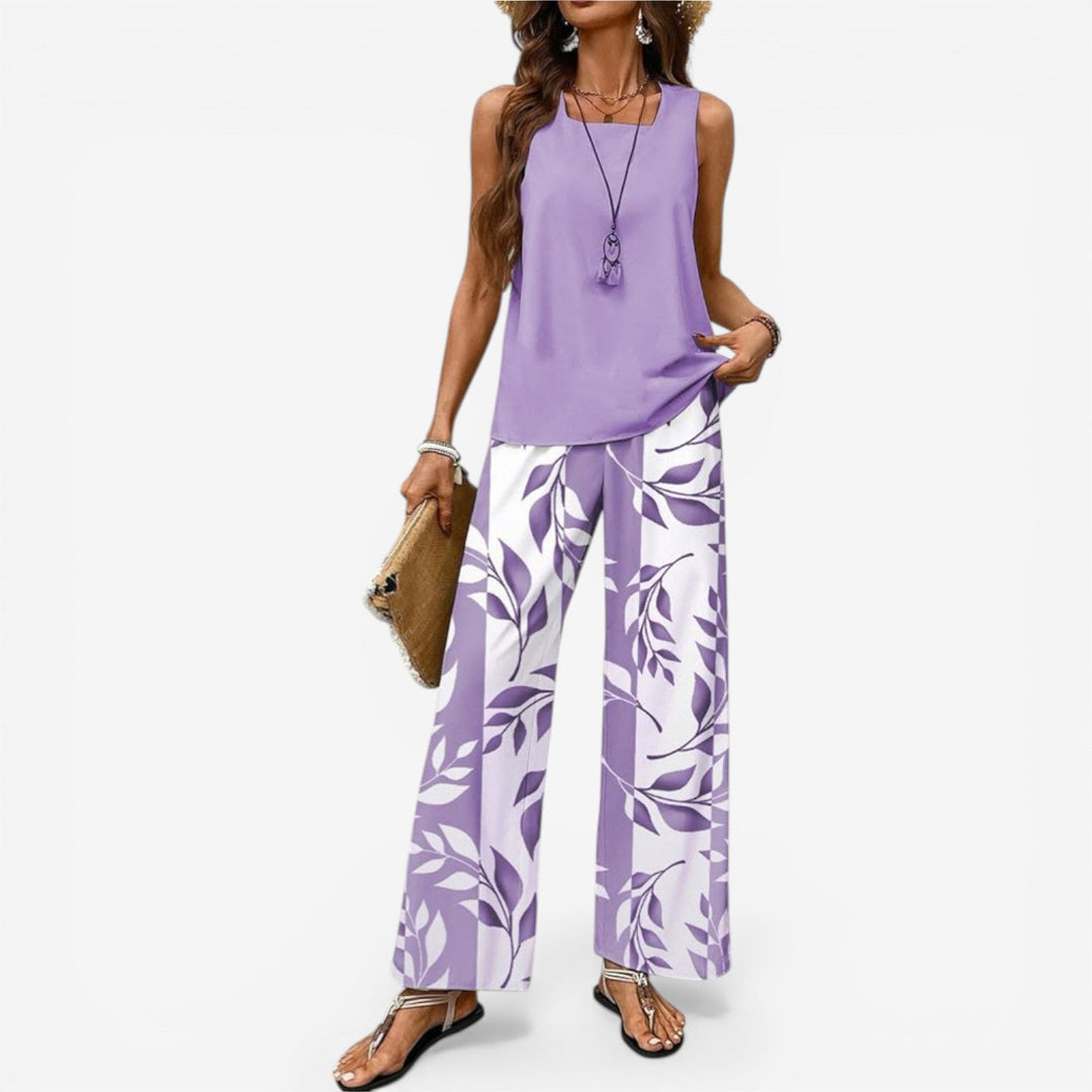 Odalis™ Conjunto Estampado