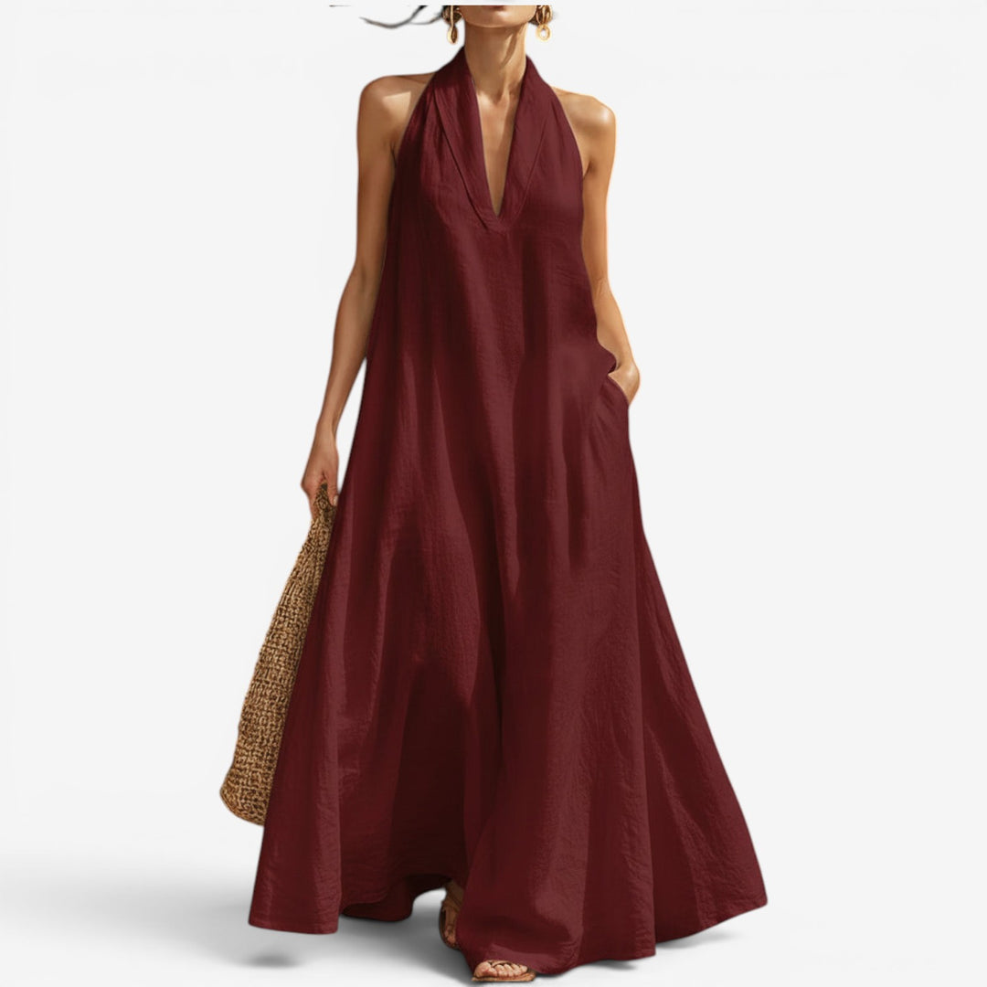 Cielo™ Vestido Halter Maxi