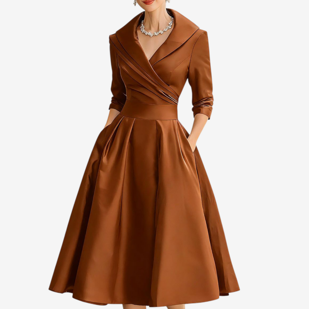 Begoña™ Vestido Midi Vintage