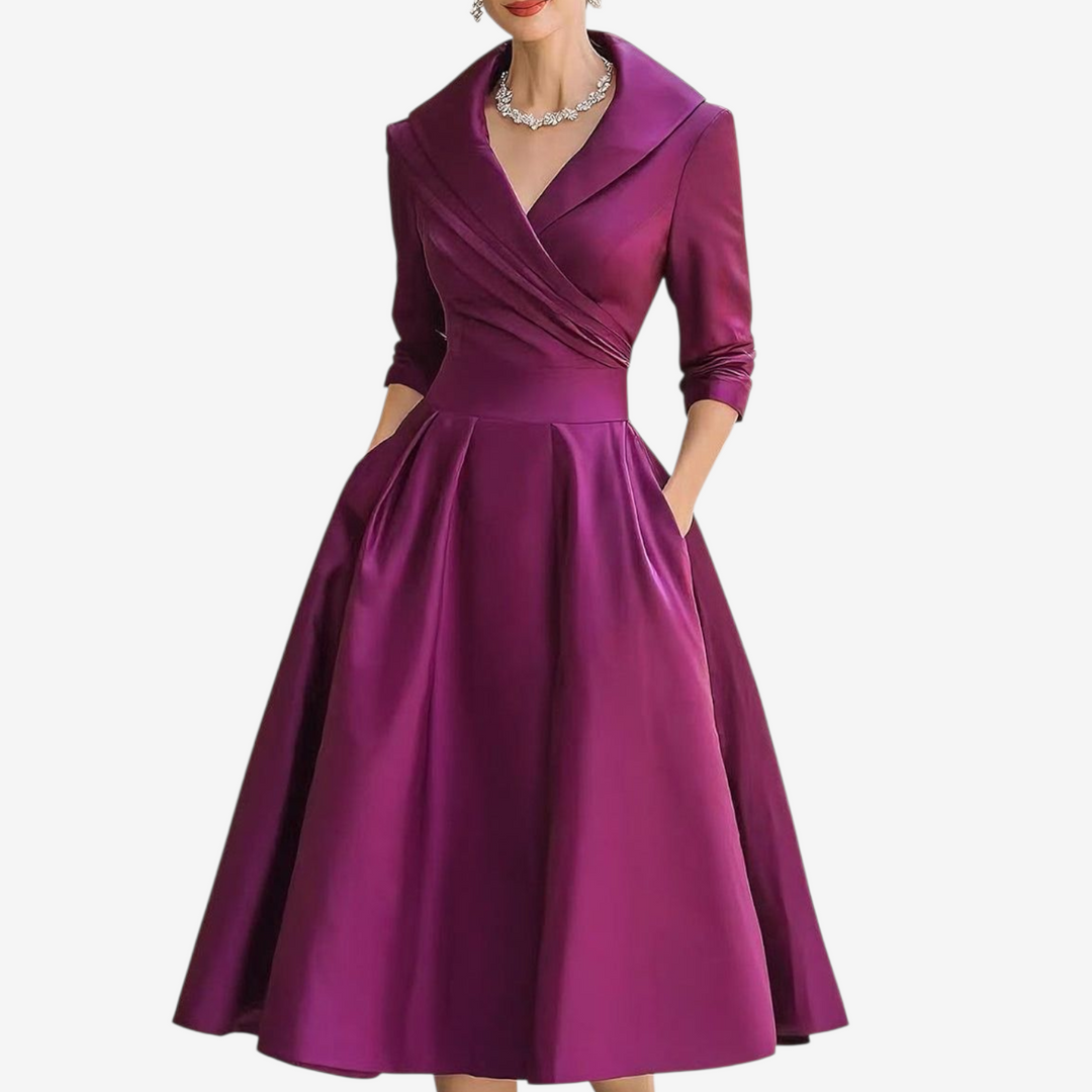 Begoña™ Vestido Midi Vintage