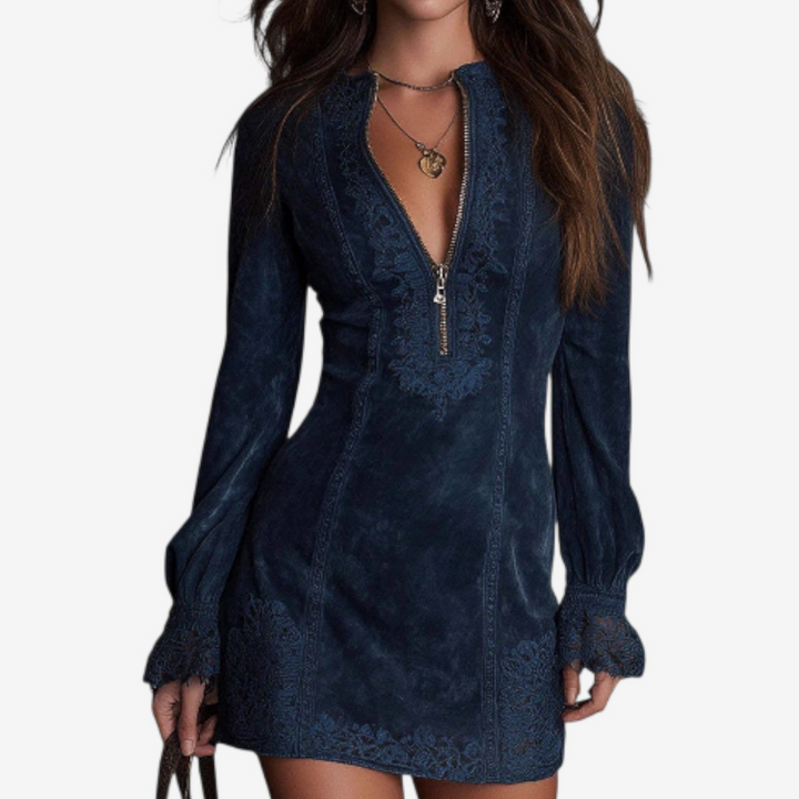 Duena™ Vestido Mini Bordado