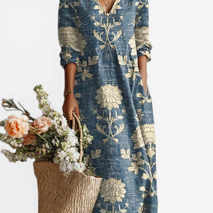 Fernanda™ Vestido Maxi Estampado